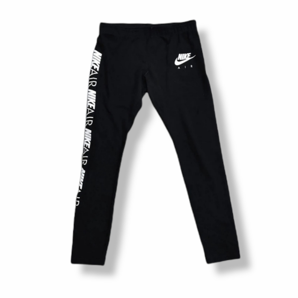 Nike Sportswear Girls Youth Air Legging Pants Black/White Size Large